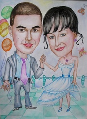 Шаржи и портреты по фото.Новосибирк