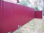 Заборы из профнастила, септики, водопровод, колодцы, фундаменты