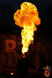 Шоу-группа «Этр Аллюм» - Fire & LED Show в нашем городе.