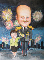 Шаржи,  картины,  портреты на заказ (Курган)