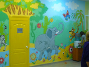 Услуги художника по росписи стен и др. поверхностей.