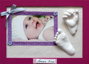 3D слепки детских ручек и ножек из гипса