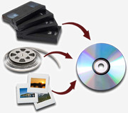 Оцифровка Видеокассет с последующей записью на DVD 