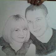 Рисую портрет по фото. карандаш