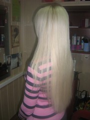 Наращивание волос (Трессово – Косичным способом, )