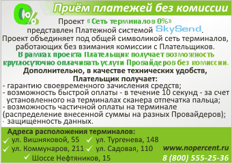 Сеть терминалов 0%