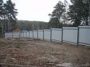 Забор из профлиста , навесы,  ворота