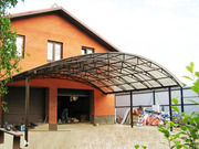 Навесы из поликарбоната и профнастила в Краснодаре