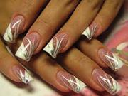 Наращивание ногтей,  маникюр,  визаж