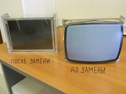 Замена мониторов ЭЛТ CRT на LCD TFT ЖКИ систем ЧПУ станка.