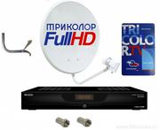 Триколор, НТВ+, эфирное ТВ. Установка, настройка