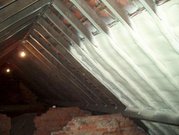 Утеплитель пенополиуретан, заливка пустот, напыление мансардных крыш