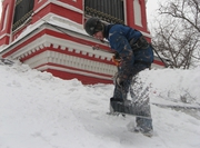 Очистка кровли от снега