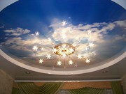 Натяжные бесшовные потолки из ПВХ