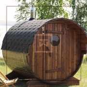 Баня-бочка мини из термо-кедра, 1 отделение