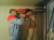 Алмазное бурение (сверление) отверстий в бетоне